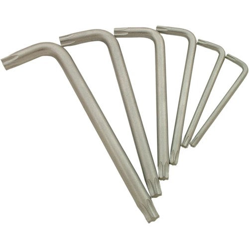 CruzTOOLS 6-Piece Torx Key European Bike Star Wrench Set (TRX2)