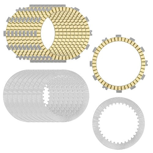 Clutch Friction Steel Plates for Suzuki GSX-R600 GSX-R600X GSXR600Z 2001 - 2005