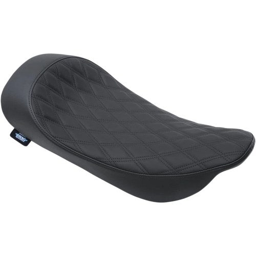 Drag Specialties Low Solo Seat - Double Diamond (Black) 0801-1155