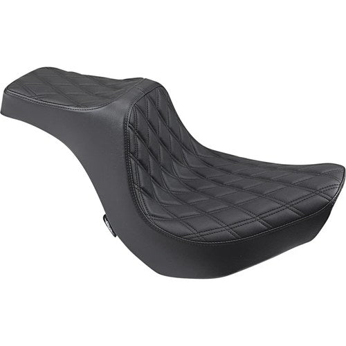 Drag Specialties Predator Iii Seat - Diamond - Vinyl (Black) 0802-1267