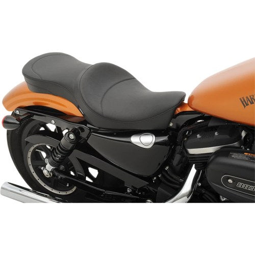 Drag Specialties Double Bucket Smooth 2-Up Seat - XL '10+ (Black) 0804-0604