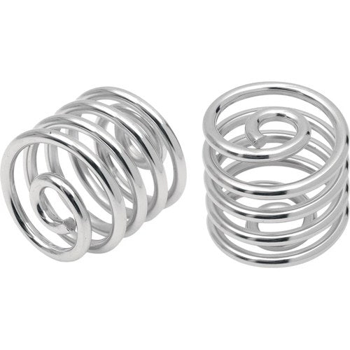 Drag Specialties Seat Springs - 2" (Chrome) Pair | 28-6113