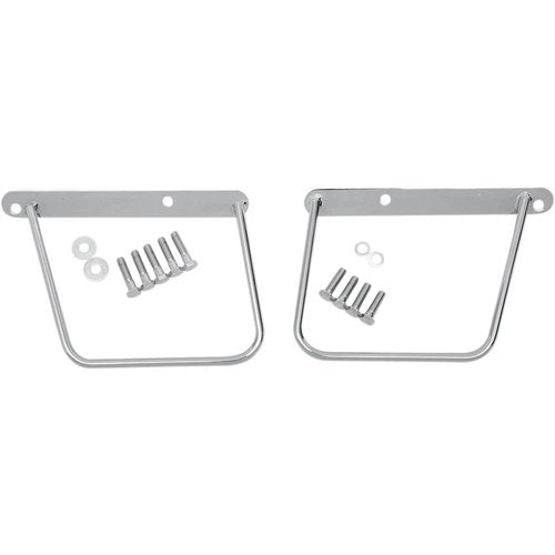 Drag Specialties Saddlebag Support Brackets - Fxst (Chrome) Pair | 77-0031