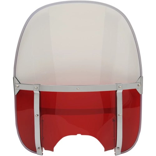 Drag Specialties Windshield Kit (Clear / Red) 163049-BX-LB2