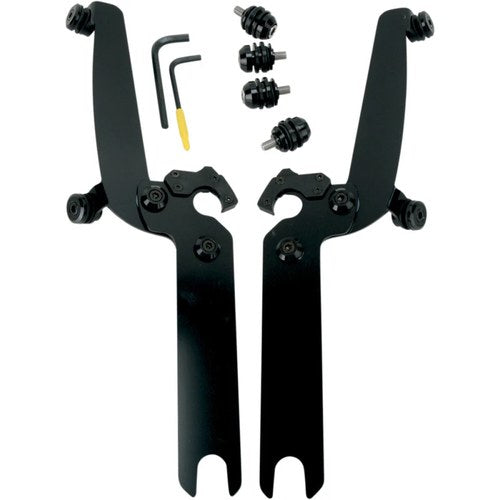 Memphis Shades Sportshield Trigger-Lock Mount Kit - Covered (Black) MEB8922