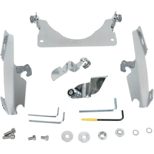 Memphis Shades Batwing Trigger Lock Mounting Kit - C90/T (Polished) MEK1920