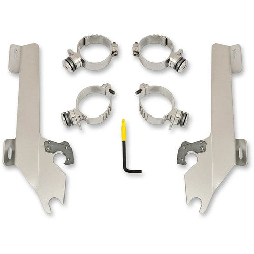Memphis Shades Batwing Trigger Lock Mounting Kit - Kingpin (Polished) MEK1927