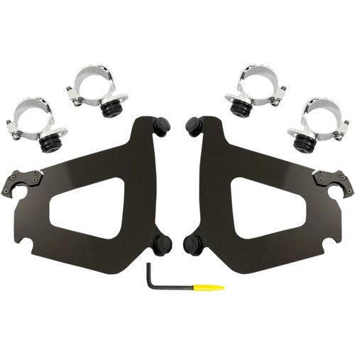 Memphis Shades Bullet Fairing Mount Kit - XV19 (Black) MEB2010