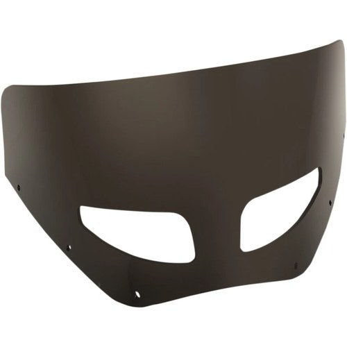 Memphis Shades Roadwarrior Cafe Windshield - Vented - 9" (Black Smoke) MEP87310