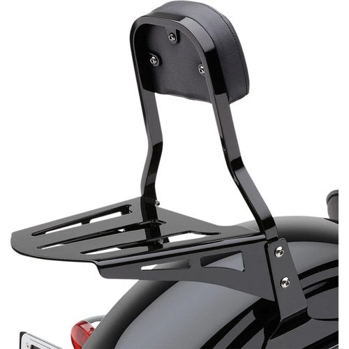 Cobra Sissy Bar Luggage Rack - Formed (Black Powder-Coated) 02-3600B
