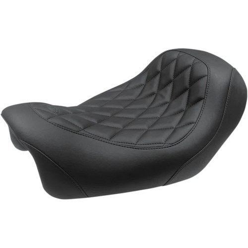 Mustang Wide Tripper Seat - Diamond (Black) 75038