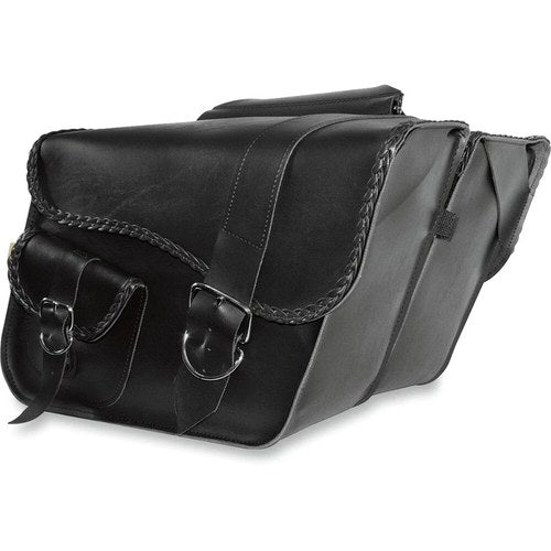 Willie & Max Luggage Ranger Super Slant Saddlebags - Braided, Large | 58750-20