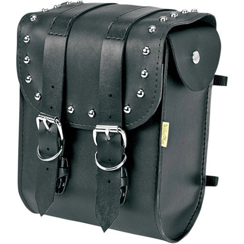 Willie & Max Luggage Ranger Studded Sissy Bar Bag (Black / Chrome) 58452-01