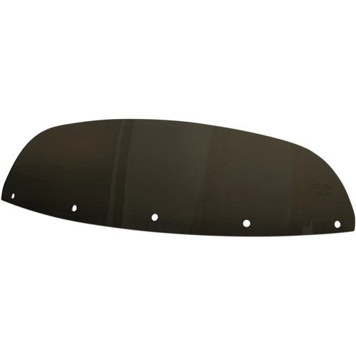 Memphis Shades Lucite Windshield - 5" - Flht '86-'95 (Clear / Black) MEP8001