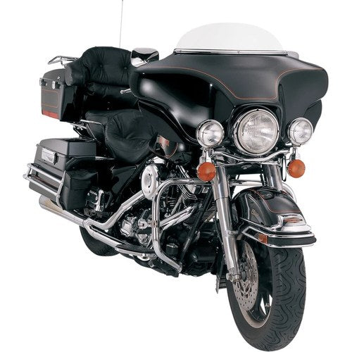 Memphis Shades Lucite Windshield - 5" - Flht '96-'13 (Solar / Gray) MEP8109
