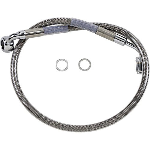 Drag Specialties Brake Line - 18- Softail - Stainless Steel | 618601