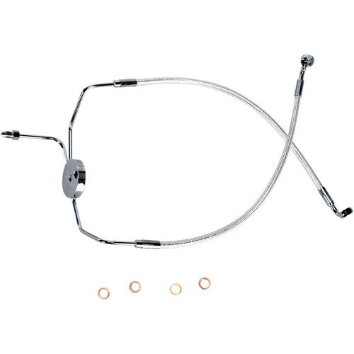 Magnum Front Brake Line - Non-ABS - Sterling Chromite - Lower - Flt | 37005