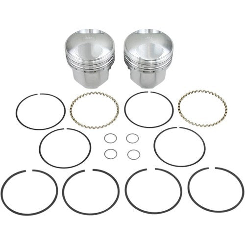 KB Performance Hypereutectic Piston Kit - FX/FL - +0.040" - 3.437" Bore KB263+40