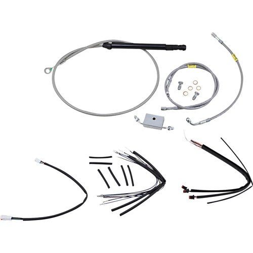 Burly Brand Stainless Steel Control Kit for 18" Gorilla Handlebars | B30-1245