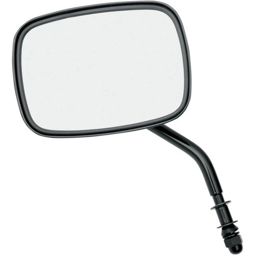 Drag Specialties Die Cast Mirror - Standard Stem - Black | 302108BLK