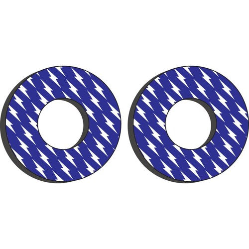 Factory Effex White/Blue Yamaha Grip Donuts | 22-67200
