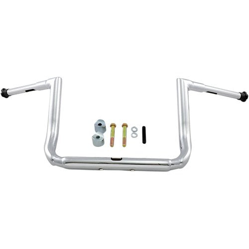 LA Choppers Chrome 12" Grande Twin Peaks Handlebar for Flht | LA-7364-12