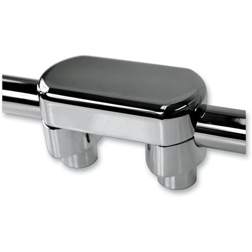 LA Choppers Chrome 1-1/2" Hefty Risers w/ Top | LA-7446-01