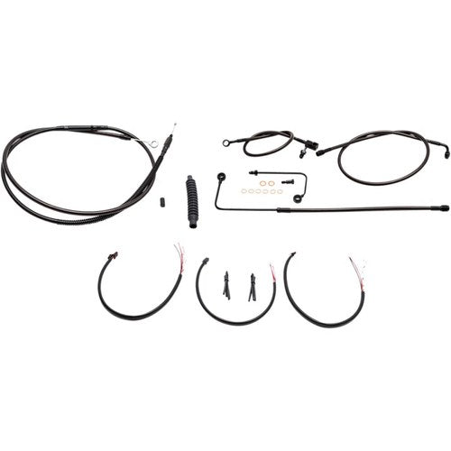 LA Choppers Cable Kit for 12" - 14" Ape Hanger Handlebars | LA-8151KT2B-13M