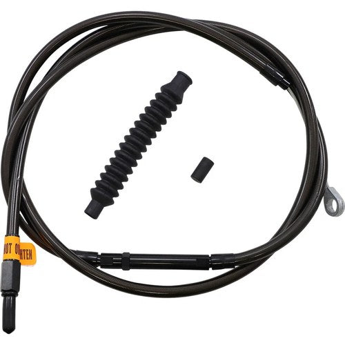LA Choppers Midnight Braided Clutch Cable | LA-8010C19M
