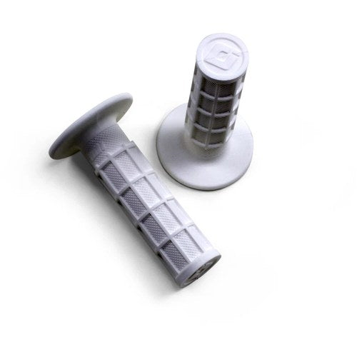 Odi White Ruffian Full-Waffle Grips | H02RFSW