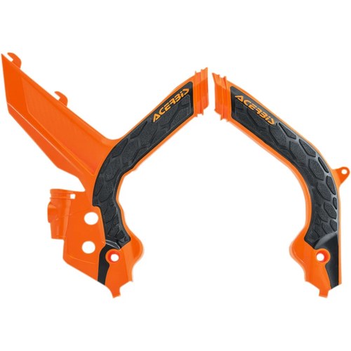 Acerbis X-Grip Frame Guards - KTM - Orange/Black | 2783155225