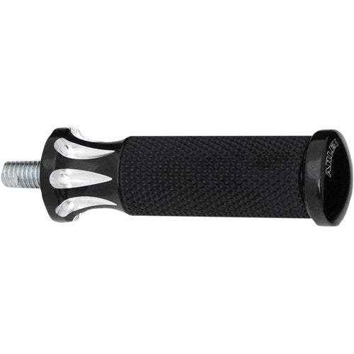 Arlen Ness Shift Peg - Deep Cut - Black | 07-919