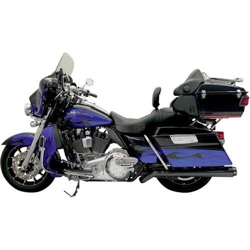 Bassani Xhaust Mega Power Pseudo Muffler - Black - '09-'16 FL | 1F49RB