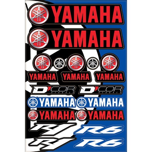 D'Cor Visuals Decal Sheet - Yamaha Street | 40-50-102