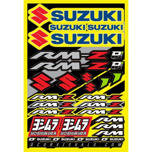 D'Cor Visuals Decal Sheet for Suzuki RM-Z | 40-40-100