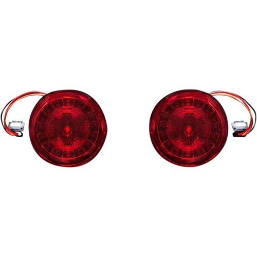 Custom Dynamics Rear Turn Signal Insert - Jae Bases - Red | PB-RR-JAE