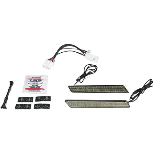 Custom Dynamics Saddlebag Latch Lights - '97-'13 - Smoke | CD-LATCH-HD-S