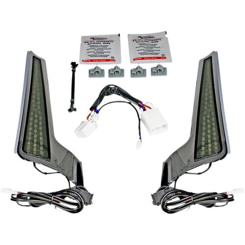 Custom Dynamics Fascia LED Light Panels - Chrome/Smoke | CD-FASCIA-HD-CS