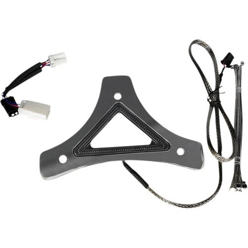 Custom Dynamics LED Backrest Light - Run/Brake - Chrome | CD-BR-BCMXL-C