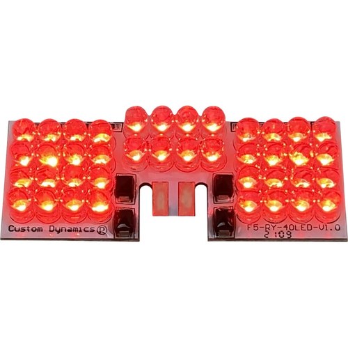 Custom Dynamics LED Fender Tip Boards - Red Dual-Intensity | GEN-FT-R-D