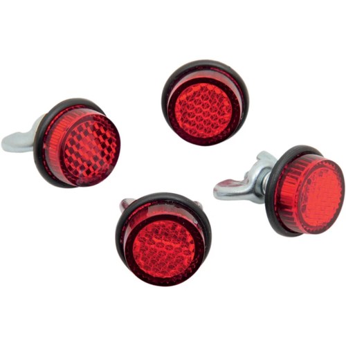 Chris Products License Plate Reflectors - 4ct - Red | CH4R