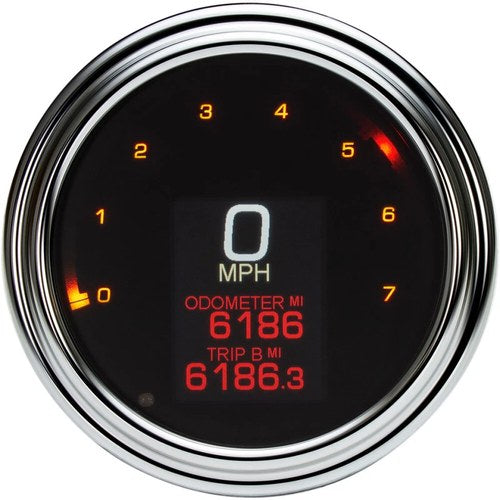 Dakota Digital Tank Speedometer - Chrome Bezel - 4.5" | MLX-2011