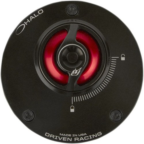 Driven Racing Halo Fuel Cap - Red | DHFC-RD