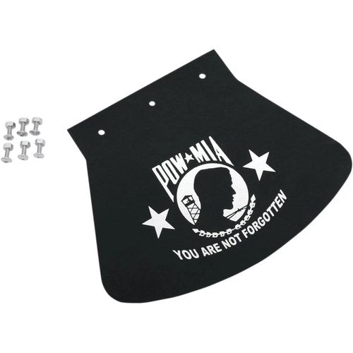 Drag Specialties Mud Flap - POW-MIA - 10.5" W x 8" H | 1420-0046