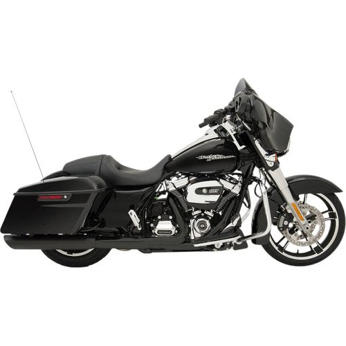 Drag Specialties Slashdown Slip-On Mufflers - Black - 4" - FL | H00968