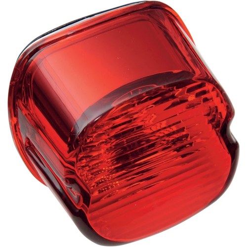 Drag Specialties Laydown Taillight Lens - Red | 12-0416A