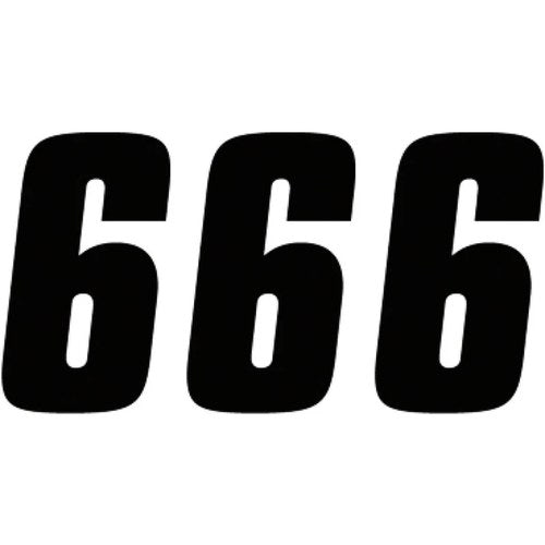 Factory Effex FX Factory Number 6 - Black - 7" | 08-90086