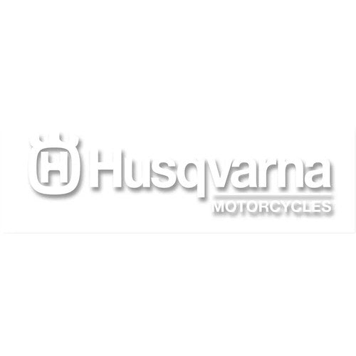 Factory Effex Die-Cut Decal - 3' - Husqvarna White | 22-94654