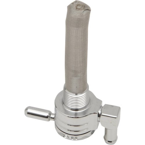 Golan Products Petcock - Chrome - 3/8" Npt - Downward | 75-516D-CS