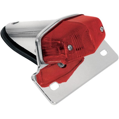 Emgo Taillight - Chrome Bracket - Red Lens | 62-21521